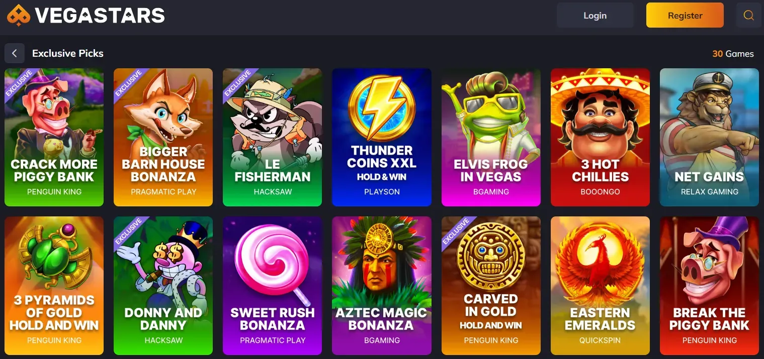 Vegastars Casino