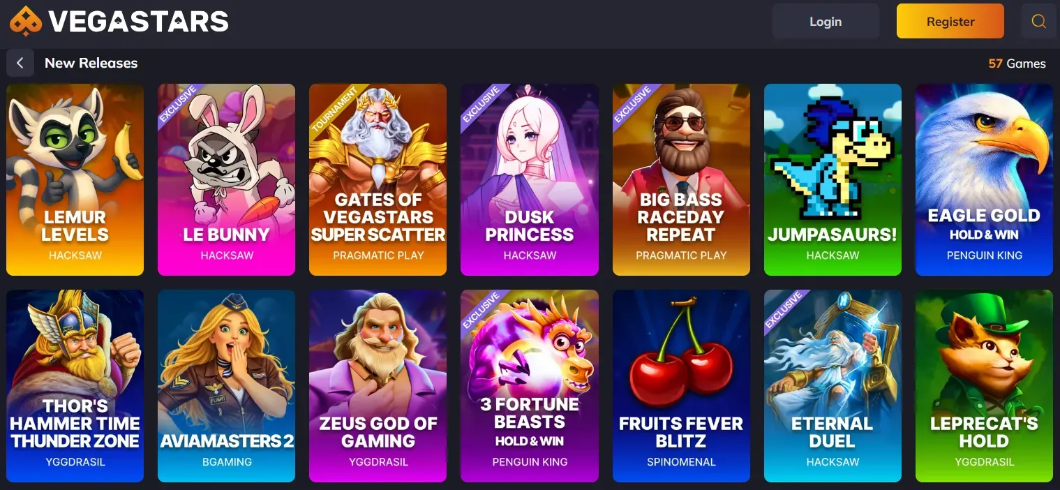 Vegastars Casino
